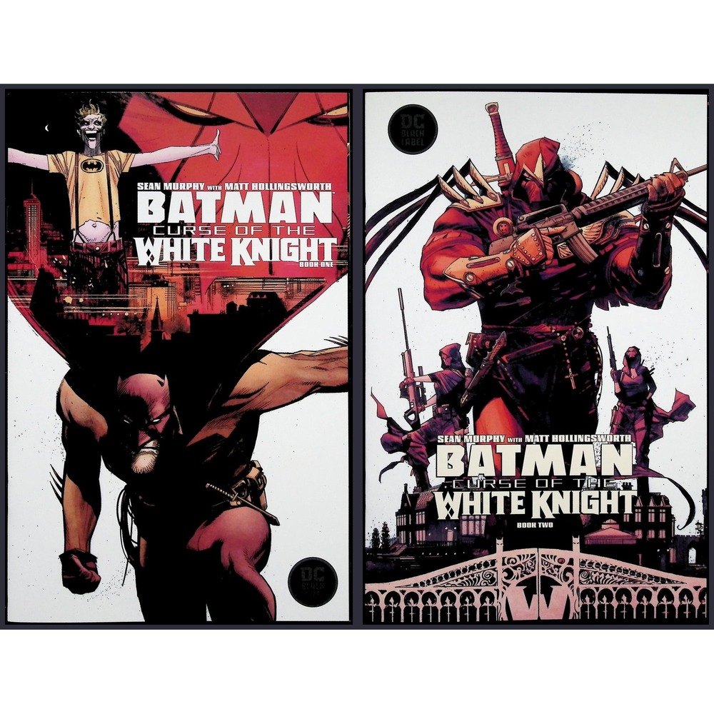Batman: Curse of the White Knight 2X Comic Lot #1A 2A of Edmond Wayne